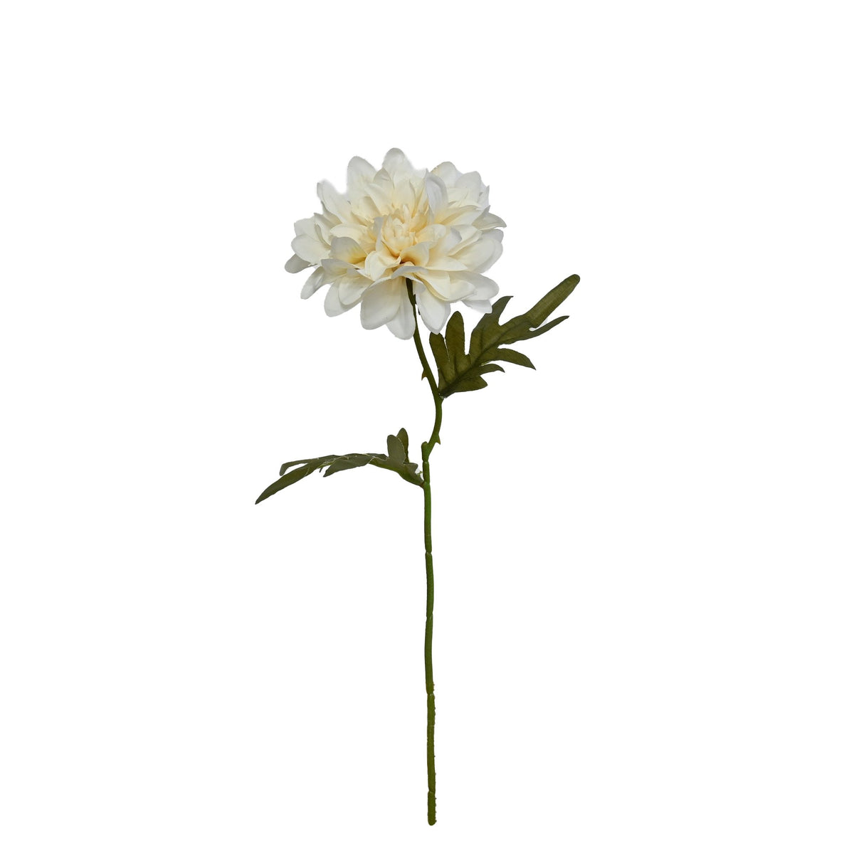 Cottage Dahlia Stem, White 38cm Faux Flower