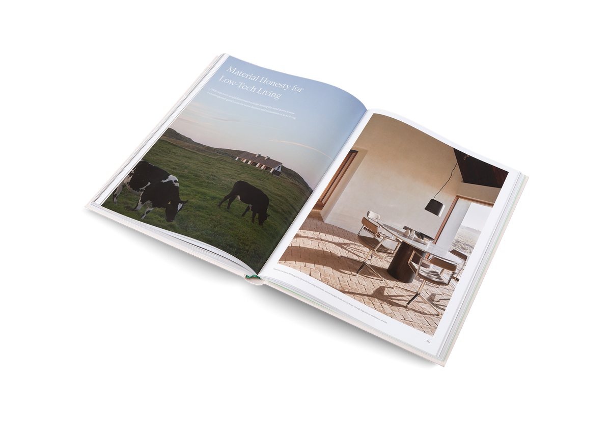 The Nordic Home page spread showing a calm interior