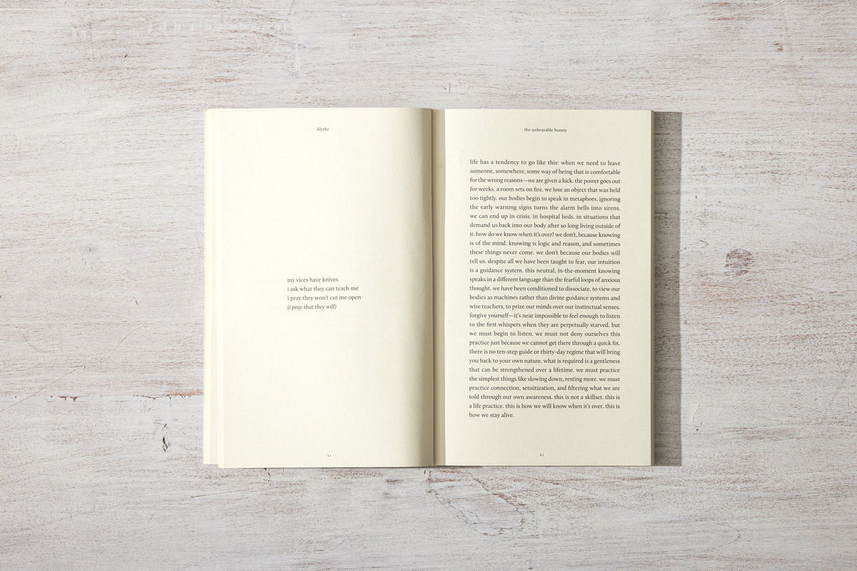 The Unbearable Beauty—Poems and Practices for Being Alive | Annabelle Blythe