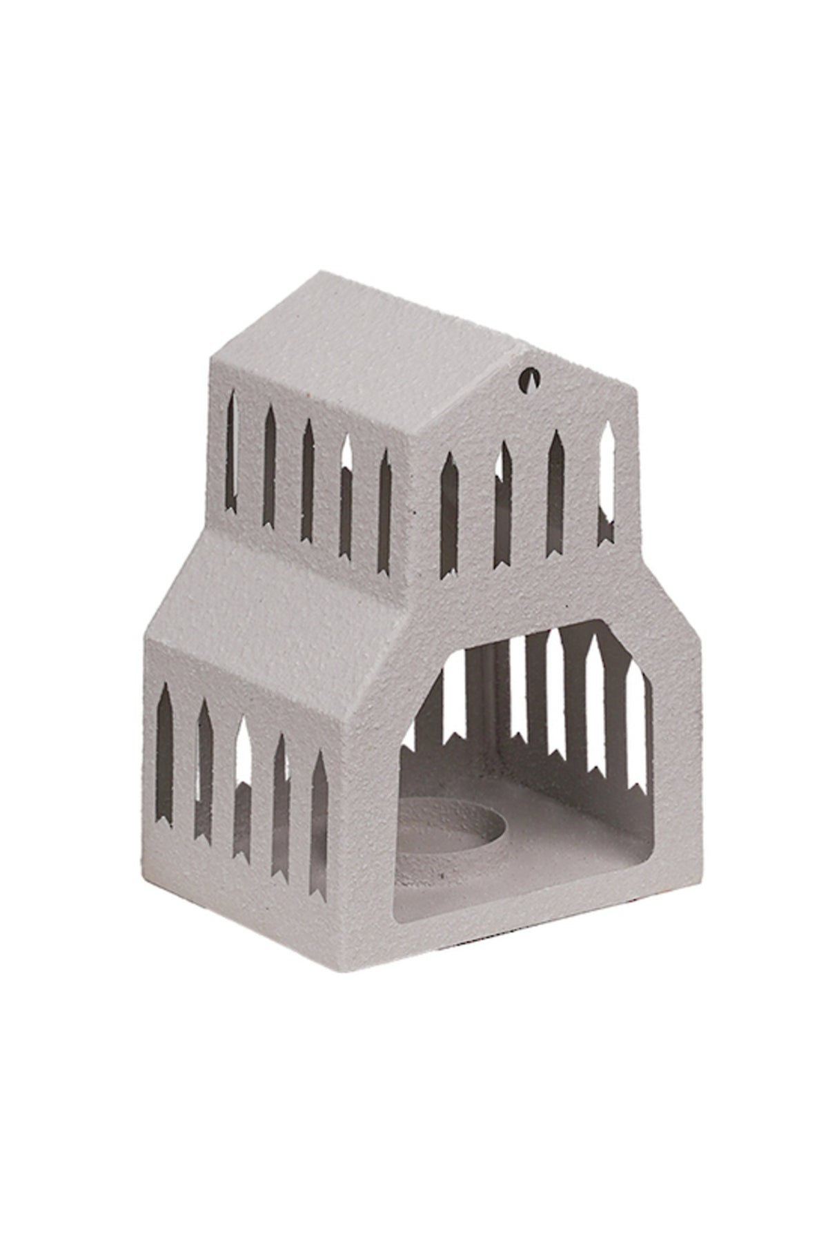 Gable roof house tealight holder, large, alternate view
