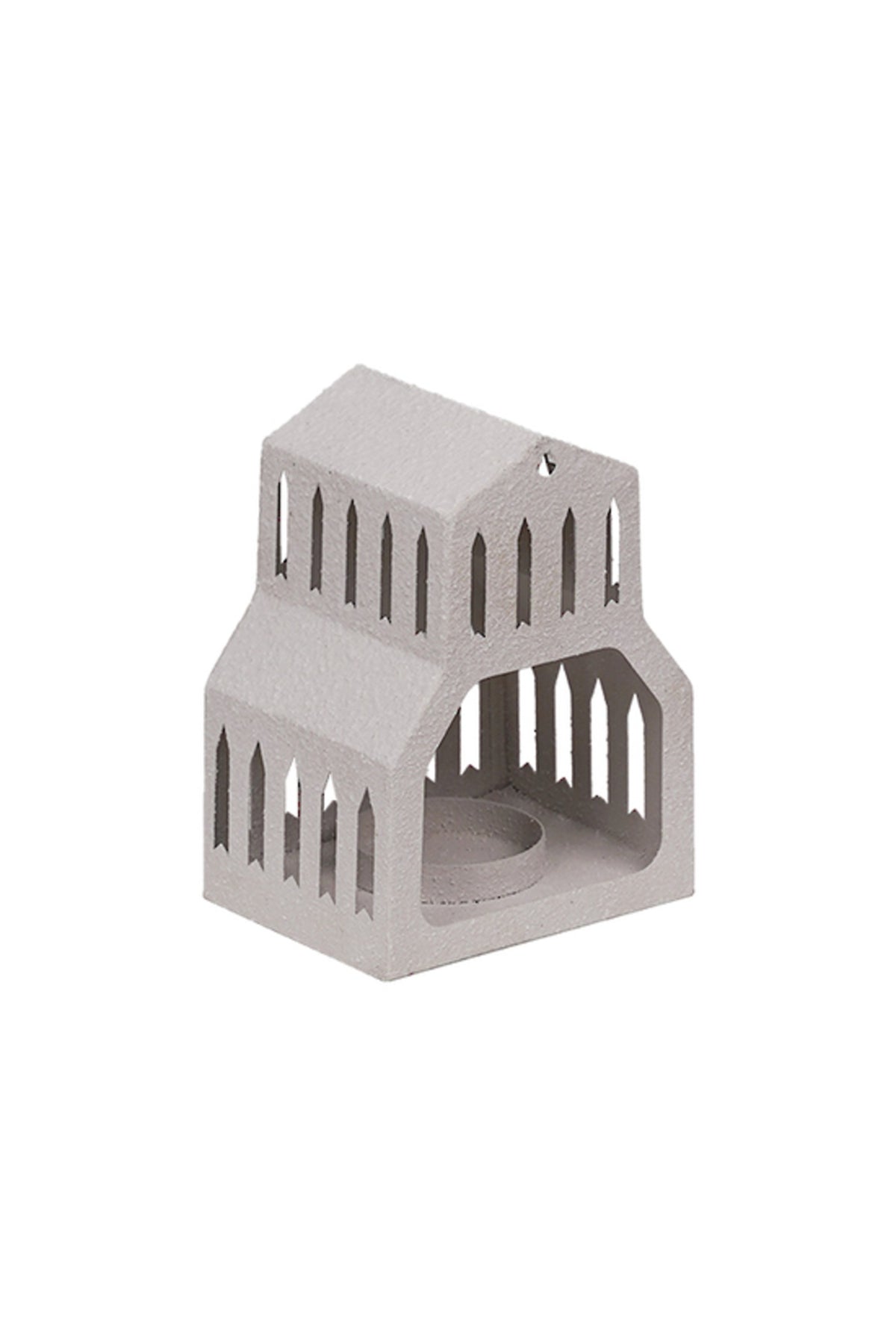 Gable roof house tealight holder, small, alternate view