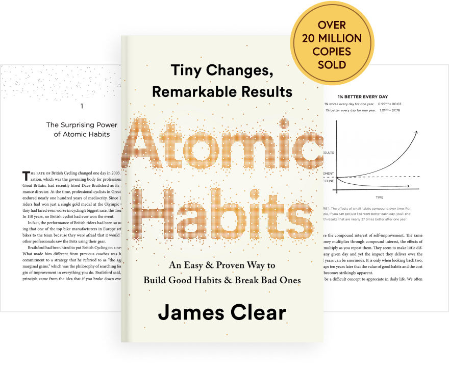 Atomic Habits by James Clear back cover