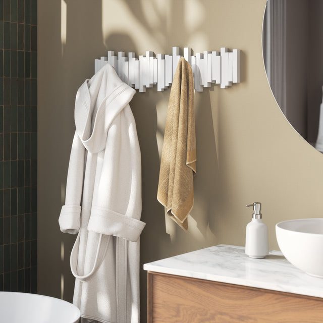 Umbra Sticks Multi Hook 8 hooks in black, wall mounted
