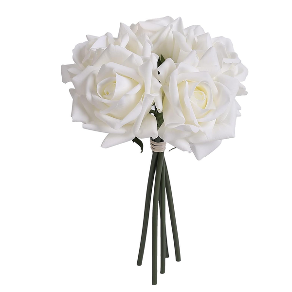 Real Touch Rose Bundle - 5 Heads