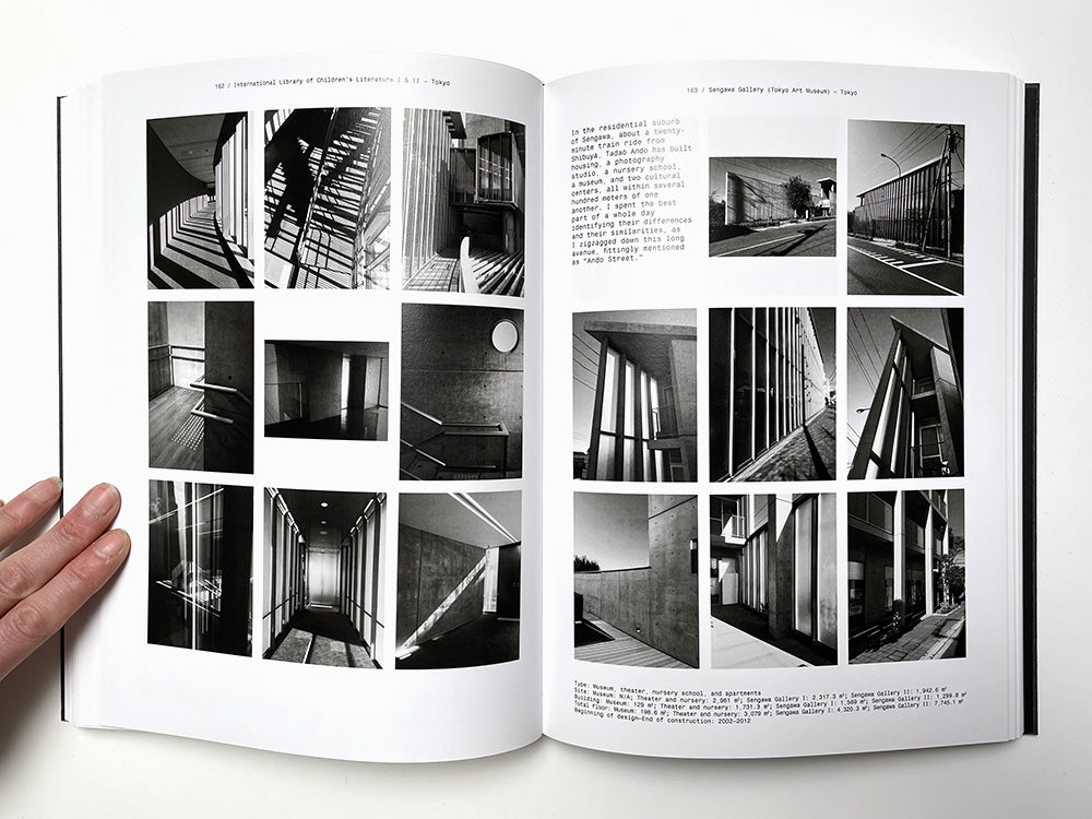 Atlas Tadao Ando page spread showing a US project