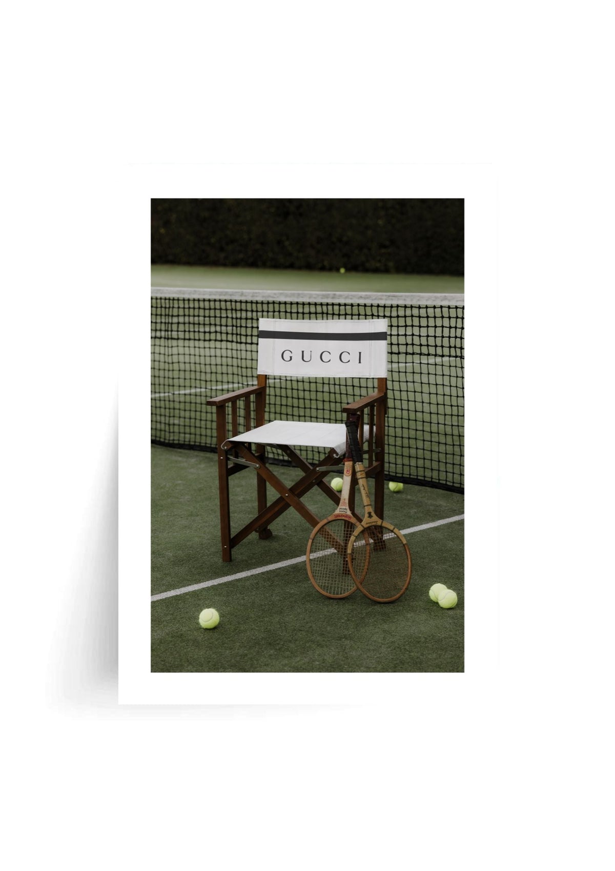 The Courtside Seat Print by Papier HQ unframed on matte card