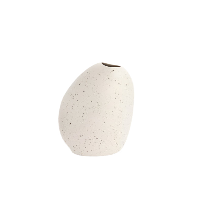 The Great Harmie Vase, crafted by talented Vietnamese Artisans and belonging to the Ned Collections brand, elegantly rests on a pristine white surface.