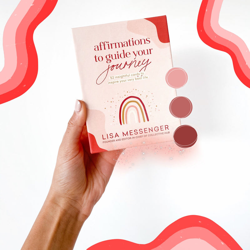 Collective Hub's Affirmations to Guide Your Journey Box Card Set for a guided journey.