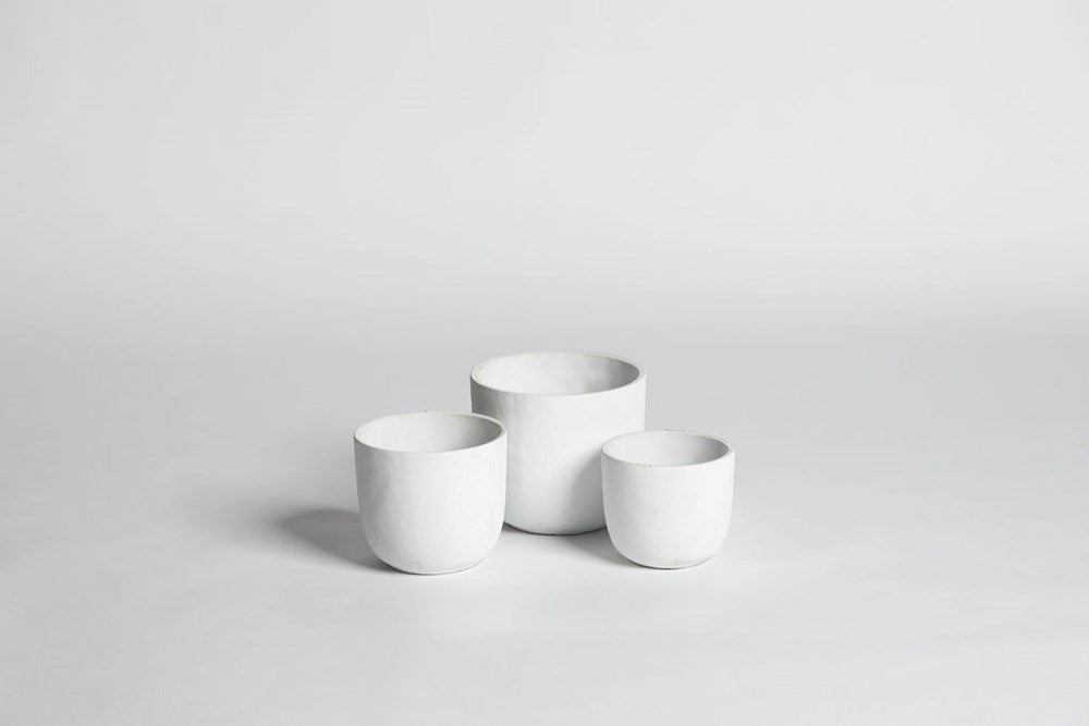 Mini Rustie Pot trio styled with cascading greenery