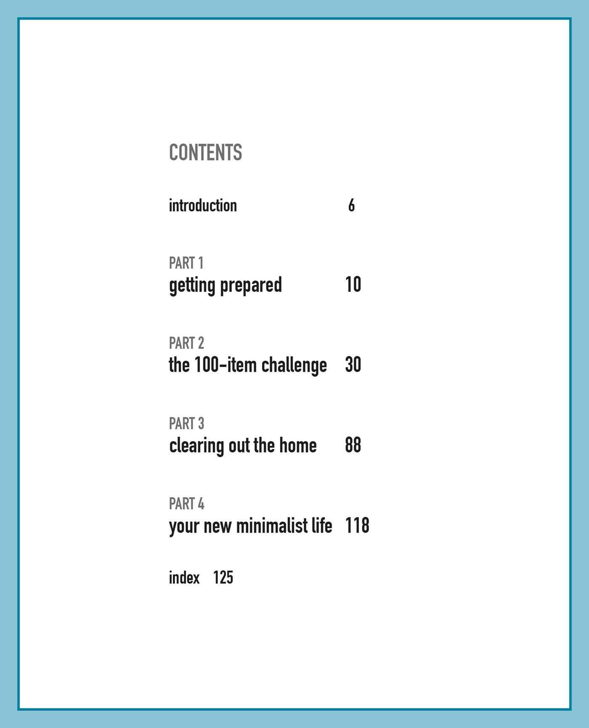 The Joy of Living with Less page spread detail