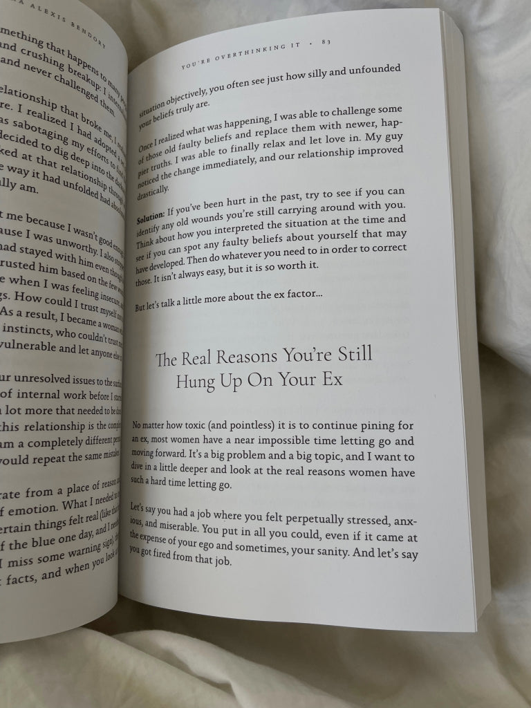 Book open to a page with a chapter title