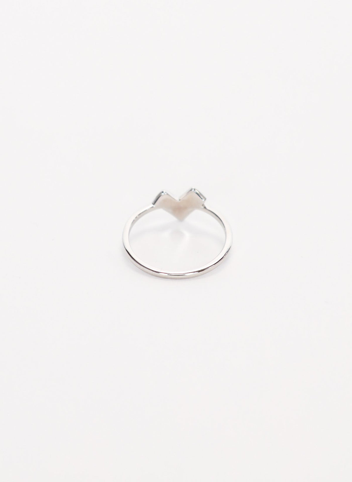 Amour Ring, Sterling Silver Heart Ring