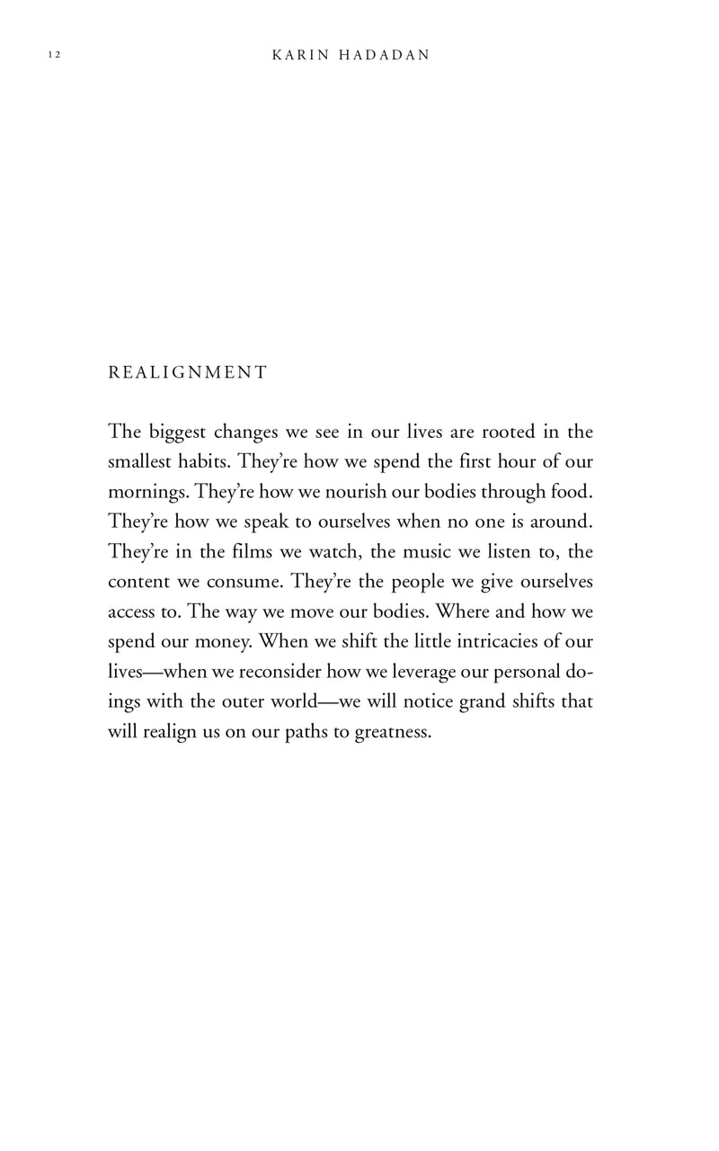 A black and white image of a page from "Beauty in the Stillness" by Thought Catalog.