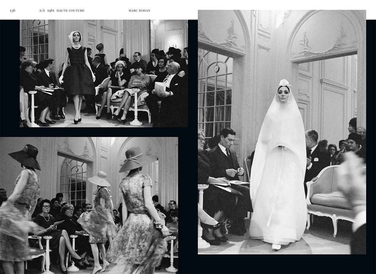 A photo of a woman in a Dior Catwalk: The Complete Fashion Collections dress.