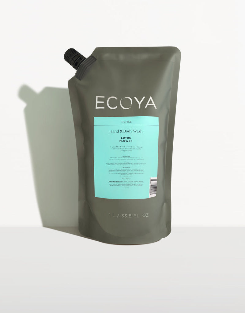 Ecoya Hand And Body Wash Refill with bodycare fragrances.