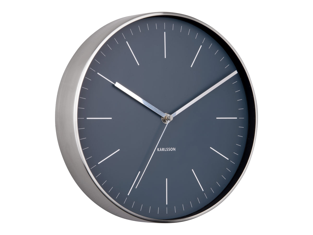Karlsson Minimal Wall Clock, alternate colourway, on a white background