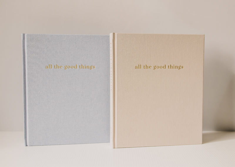 Gratitude Journal with Gold Foil Embossing - perfect gift idea