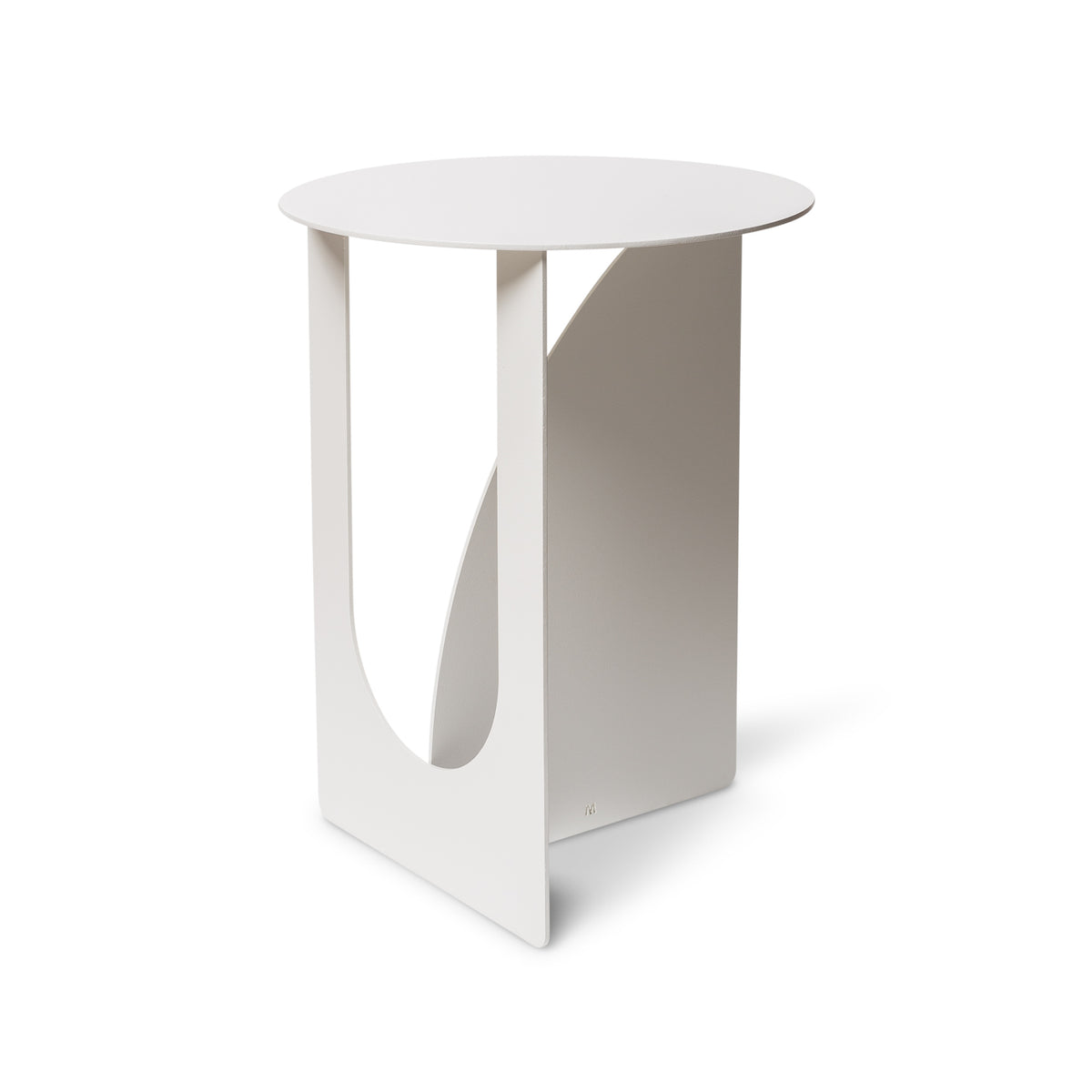 Arch Side Table White by Made of Tomorrow, sculptural arch silhouette