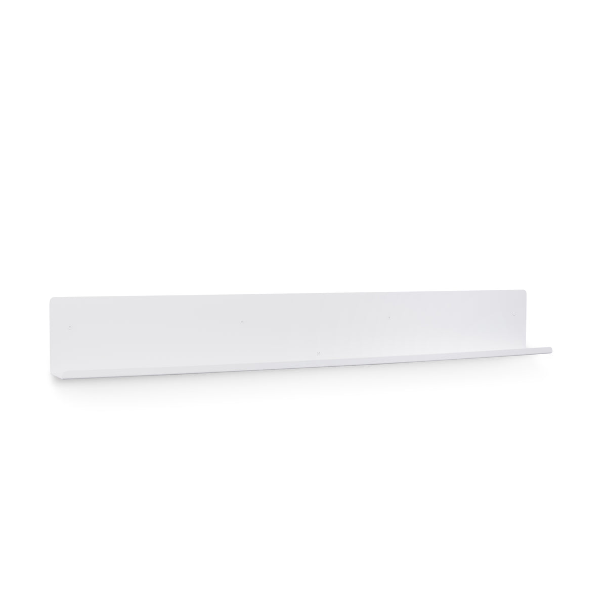 FOLD Display Ledge 1200mm in white, on a white background