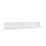 A FOLD Display Ledge 1200mm ∙ White shelf on a white background, made by Made of Tomorrow.