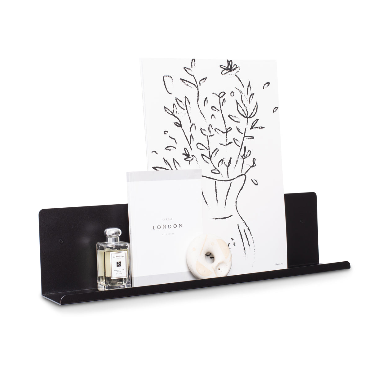 FOLD Display Ledge 600mm Black by Made of Tomorrow