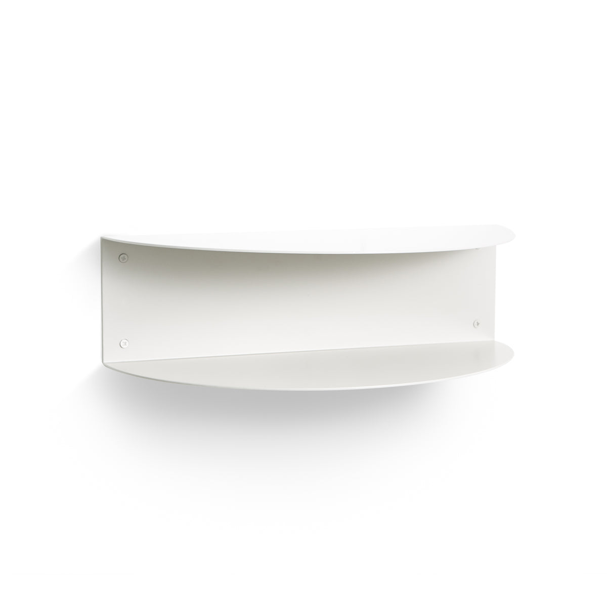 FOLD Bedside Table in white by Made of Tomorrow, a space-saving wall shelf