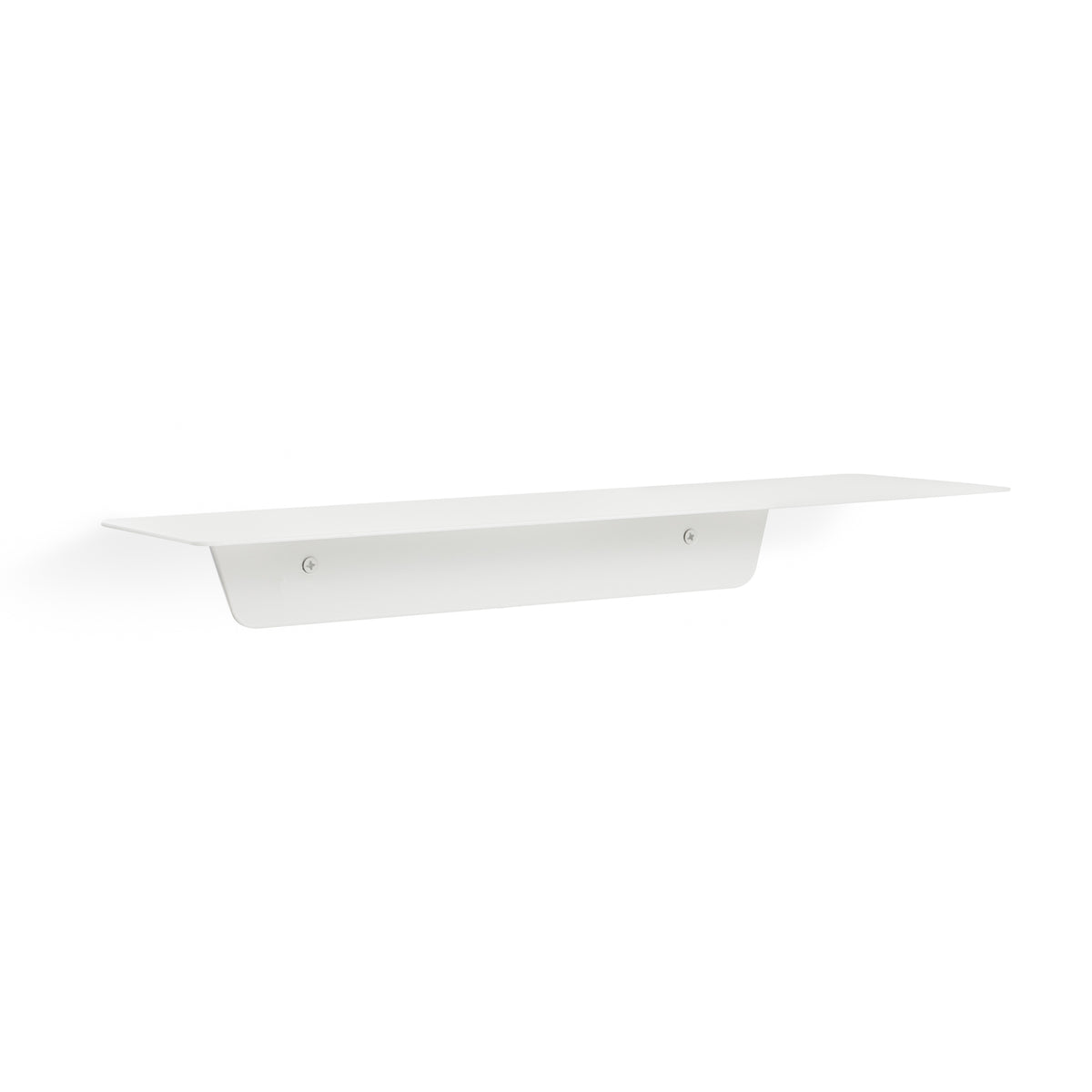 White FOLD Ledge on its own, side view