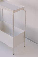 A Garcia Home Metal Planter Stand - Various Options with two decorative drawers.