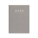A thoughtful gift for a baby shower, this grey Write To Me Baby Journal captures the precious moments from birth to five years.