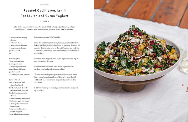 A "Salad | 70 delicious recipes for every occasion" book with a bowl of salad on it from Books.