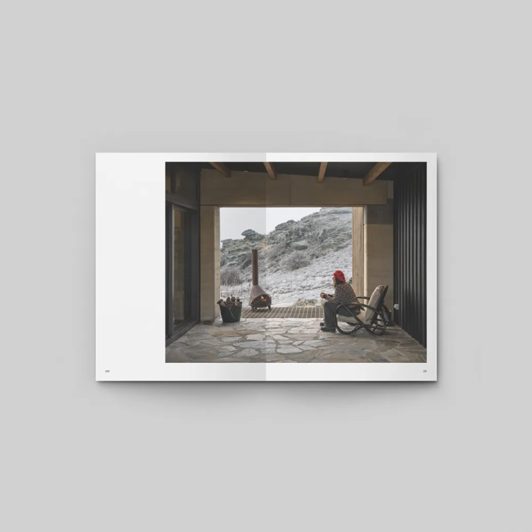 Cape to Bluff book spread featuring New Zealand residential architecture photography