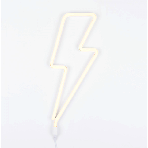 Star neon light powered by USB cable