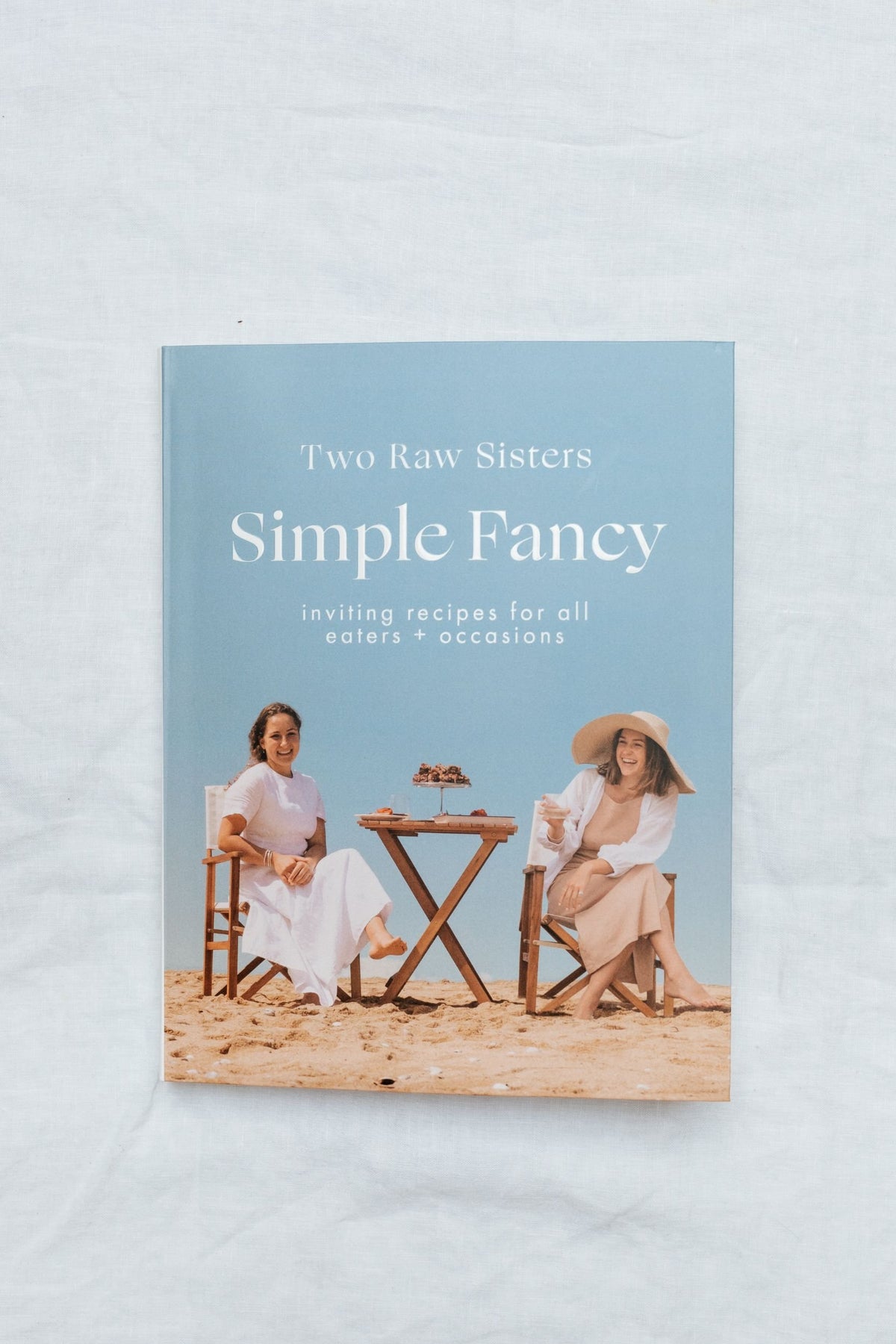 Simple Fancy cookbook page spread showing a recipe