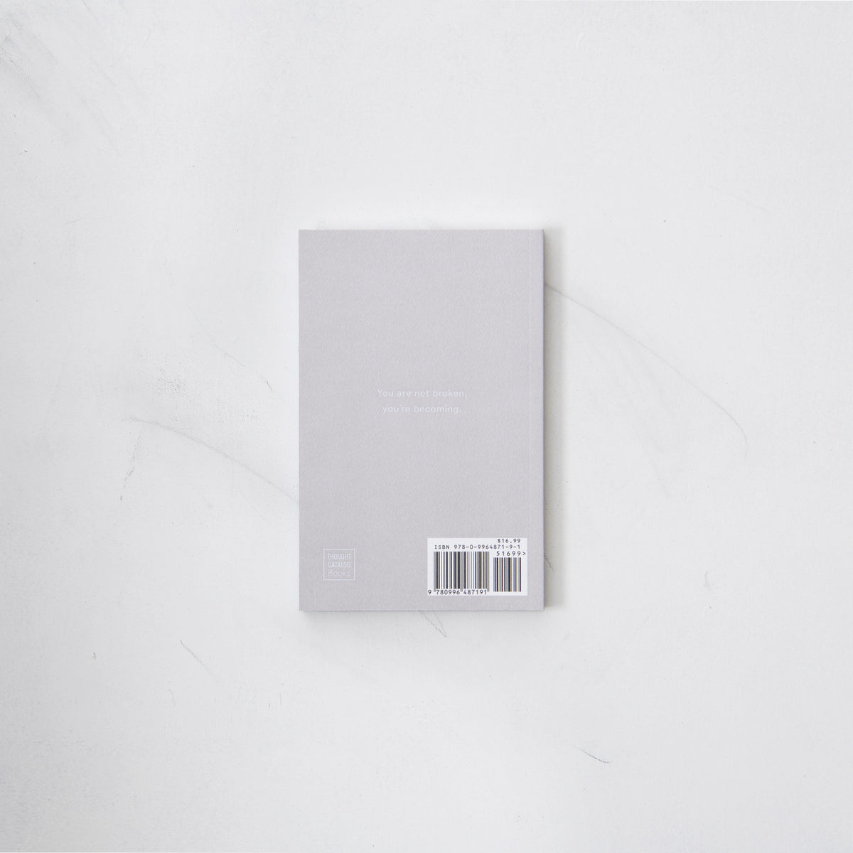 The Strength in Our Scars by Bianca Sparacino, textured felt cover