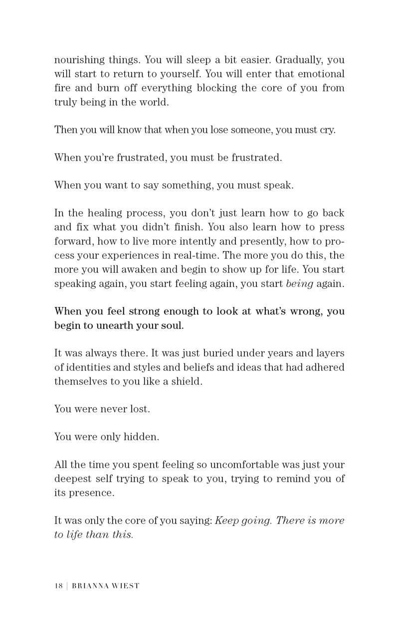 An example of an inspiring letter written by Brianna Wiest in "When You're Ready, This Is How You Heal" for motivation.