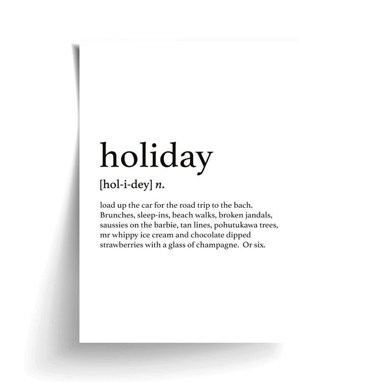 HOLIDAY PRINT