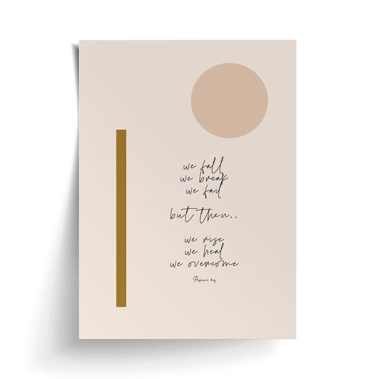 We Overcome Print | Papier HQ