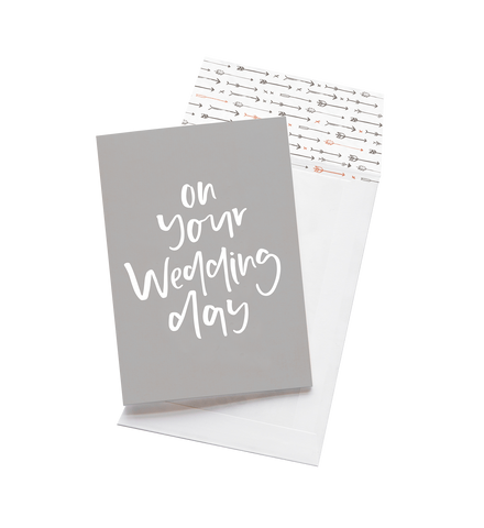 On Your Wedding Day // Greeting Card
