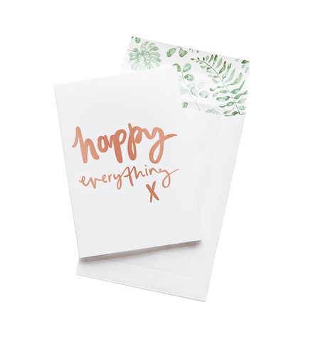 Happy Everything // Greeting Card