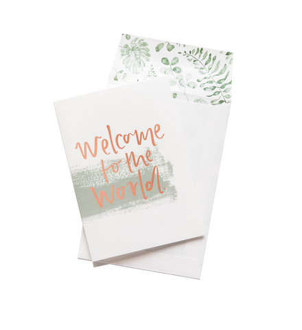 Welcome To The World // Greeting Card