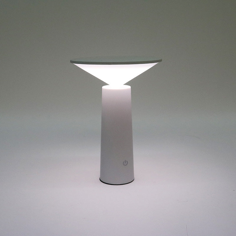 White LED Tilt lamp lit on a low dimmed setting