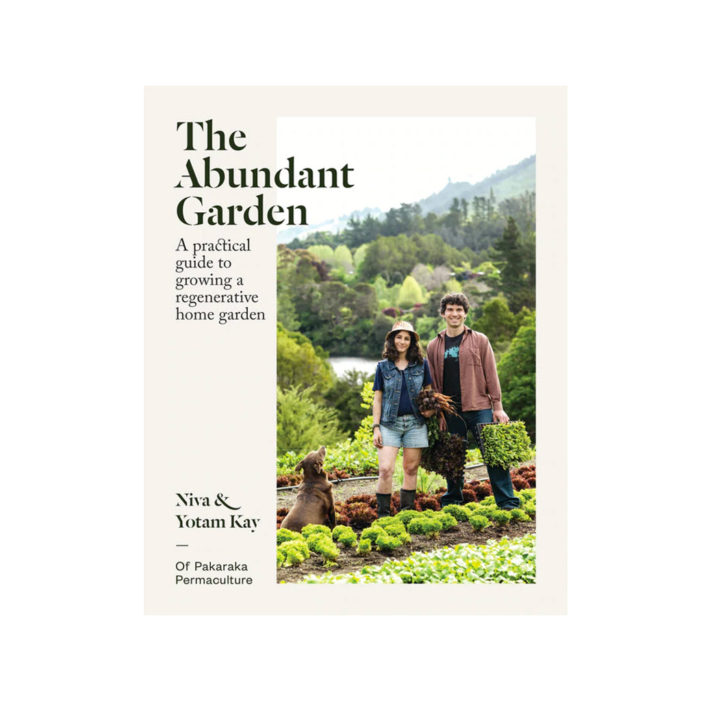 The Abundant Garden book front cover by Niva and Yotam Kay