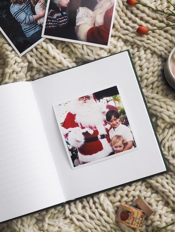A Write To Me Christmas journal documenting Santa Claus.
