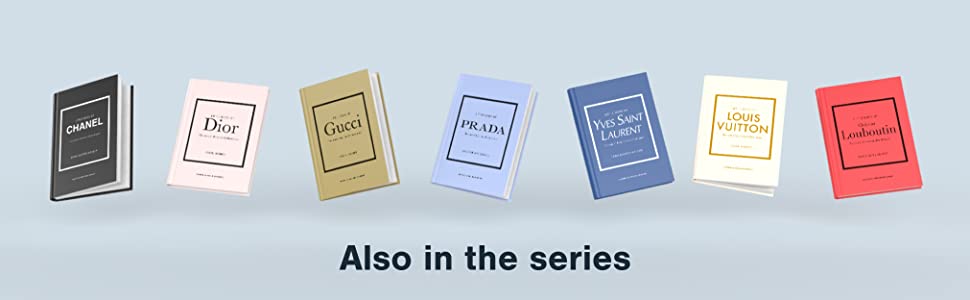 Row of Little Book fashion series covers, shown as also in the series