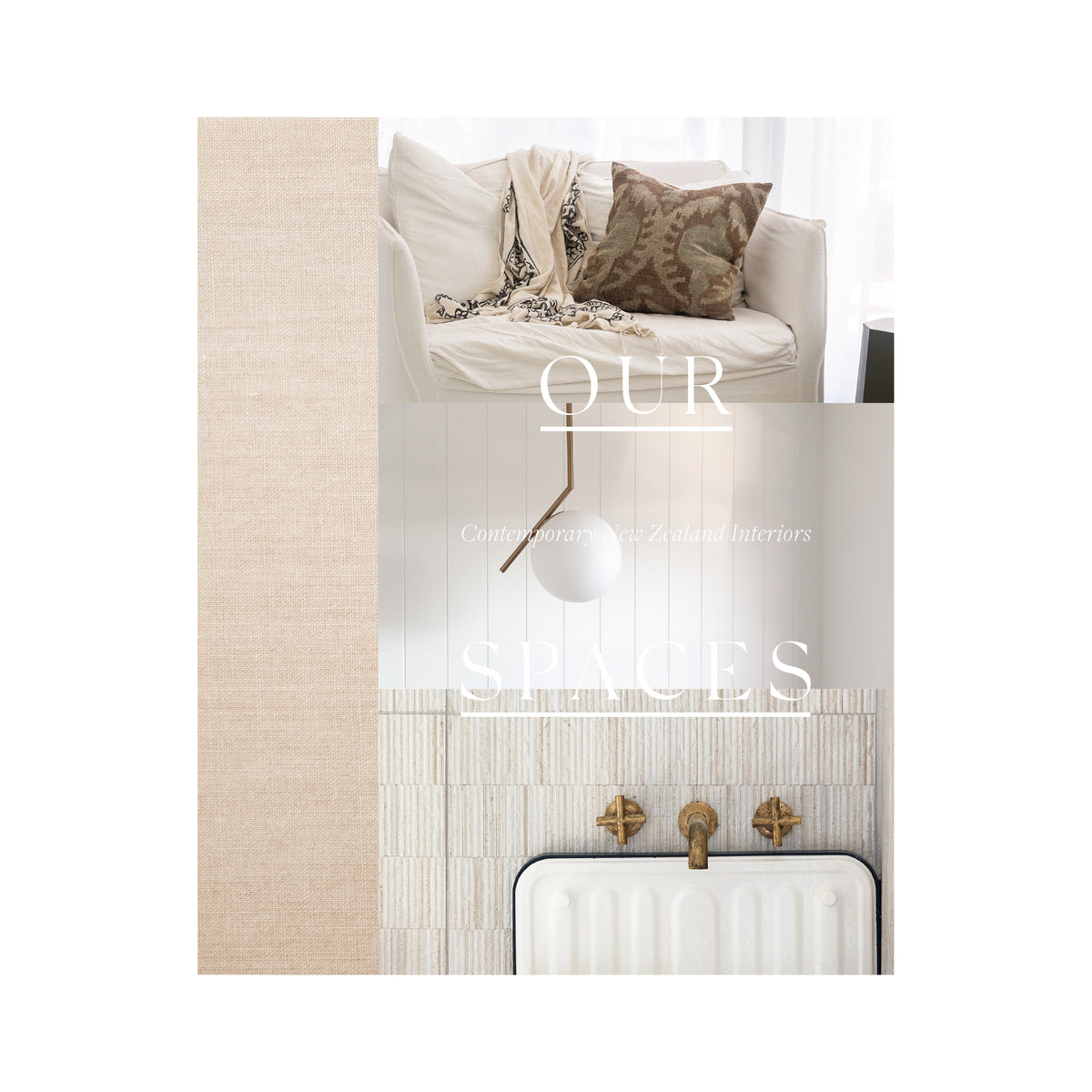 Our Spaces - Contemporary New Zealand Interiors brochure design by Books.