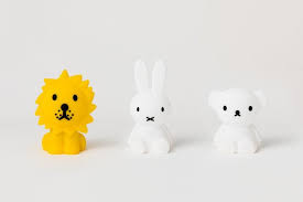 Lion, rabbit and dog night lamps side by side