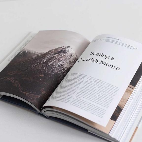 Kinfolk Travel page spread showing a travel destination