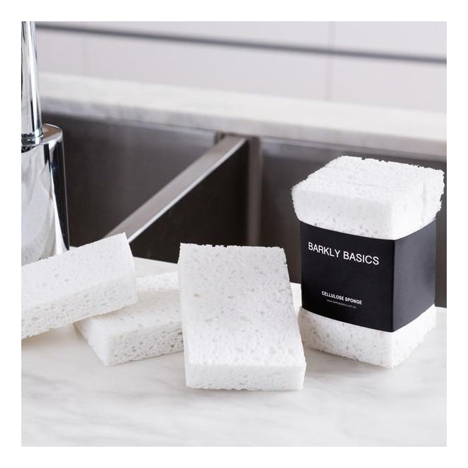 Barkly Basics natural cellulose sponge close-up