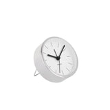 A Minimal Karlsson Alarm clock showcasing a sleek design on a white surface.