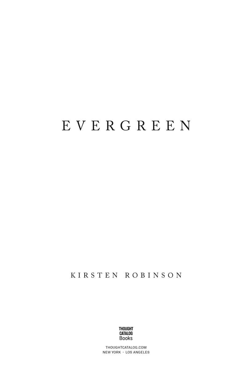 Evergreen | Kirsten Robinson